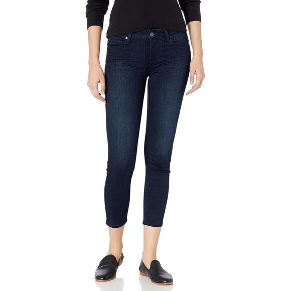 PAIGE Verdugo Transcend MidRise Ultra Skinny Crop Jeans 26 Casual Normcore - Picture 1 of 8